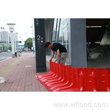 Moveable flood control barrier City water-logging Management